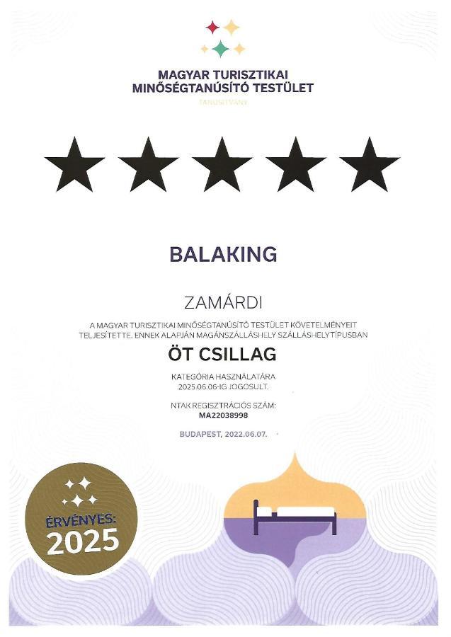 Villa Balaking Zamárdi Exterior foto
